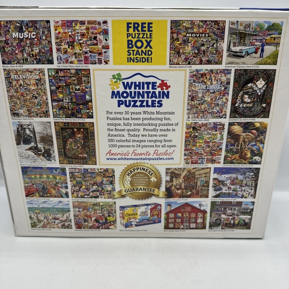 Neuschwanstein Castle Puzzle‎ (1000 Large Pieces) White Mountain Puzzle Co. Used